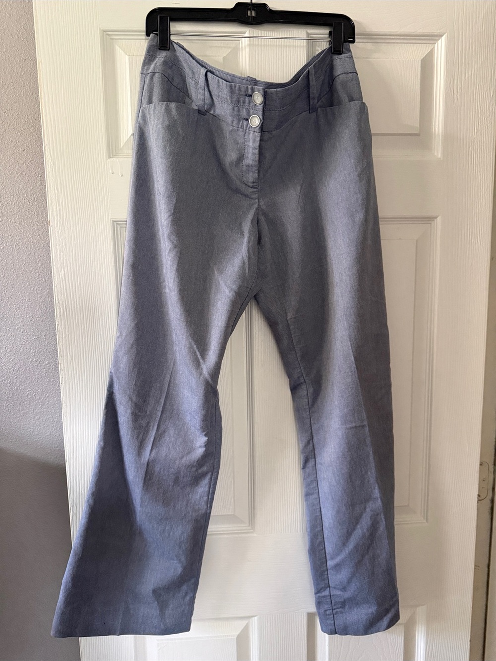 Banana Republic Light Blue Women's Straight-Leg Chinos